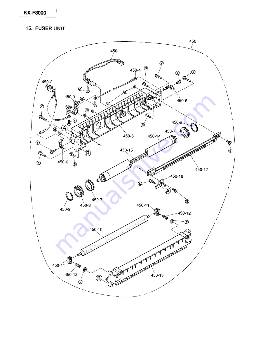 Panasonic KX-F3000 Service Manual And Technical Manual Download Page 79