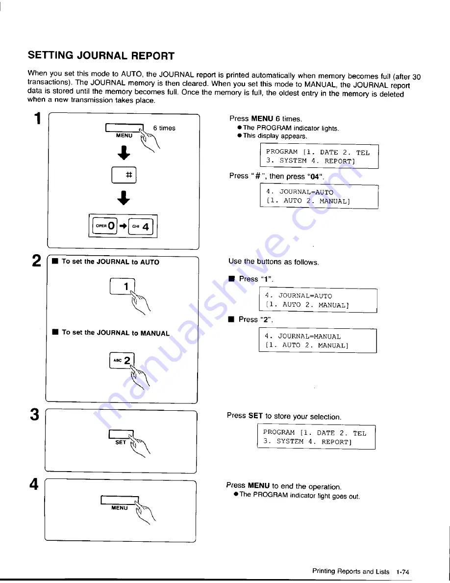 Panasonic KX-F320 User Manual Download Page 97