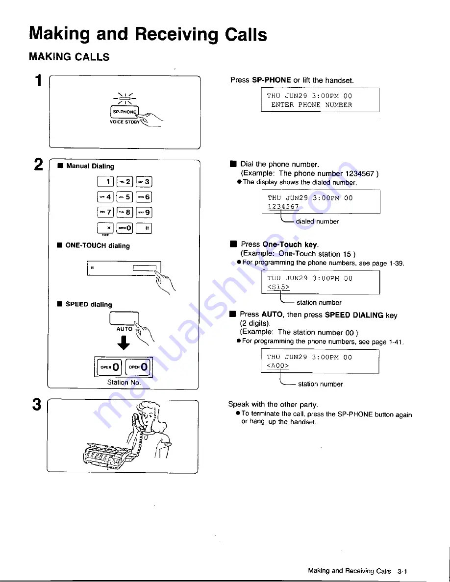 Panasonic KX-F320 User Manual Download Page 127