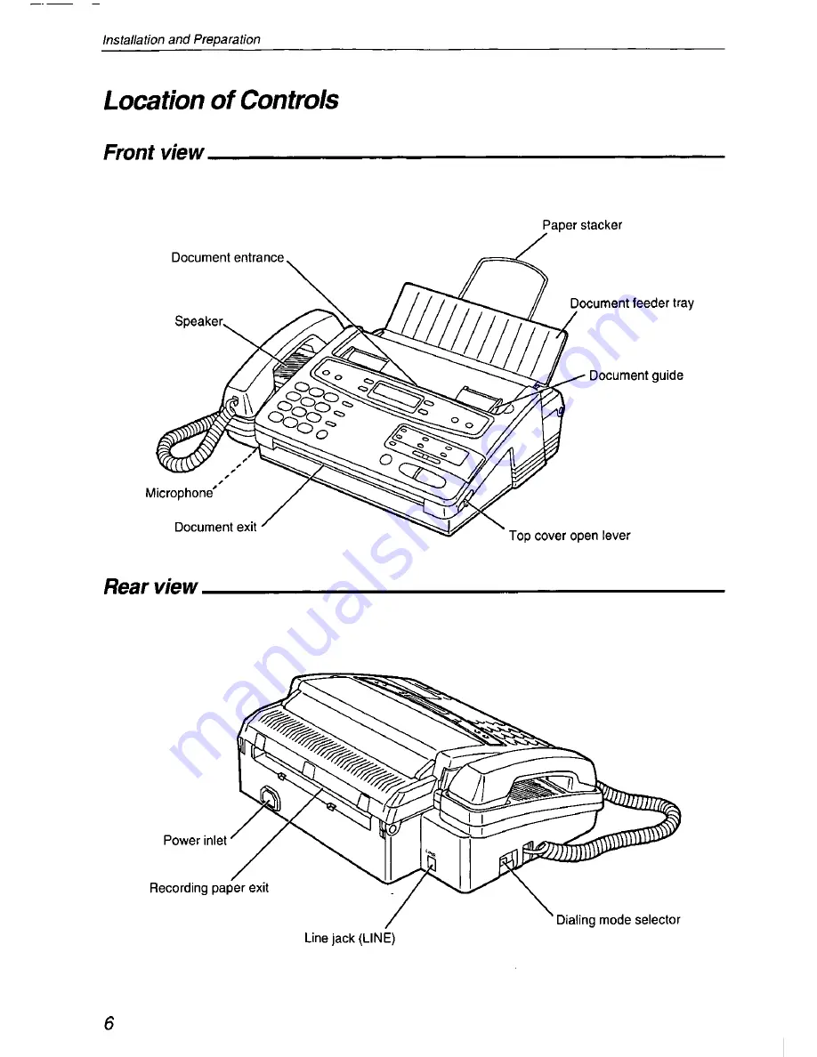 Panasonic KX-F750 Скачать руководство пользователя страница 6