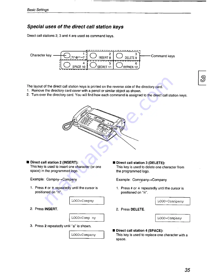 Panasonic KX-F750 Скачать руководство пользователя страница 35