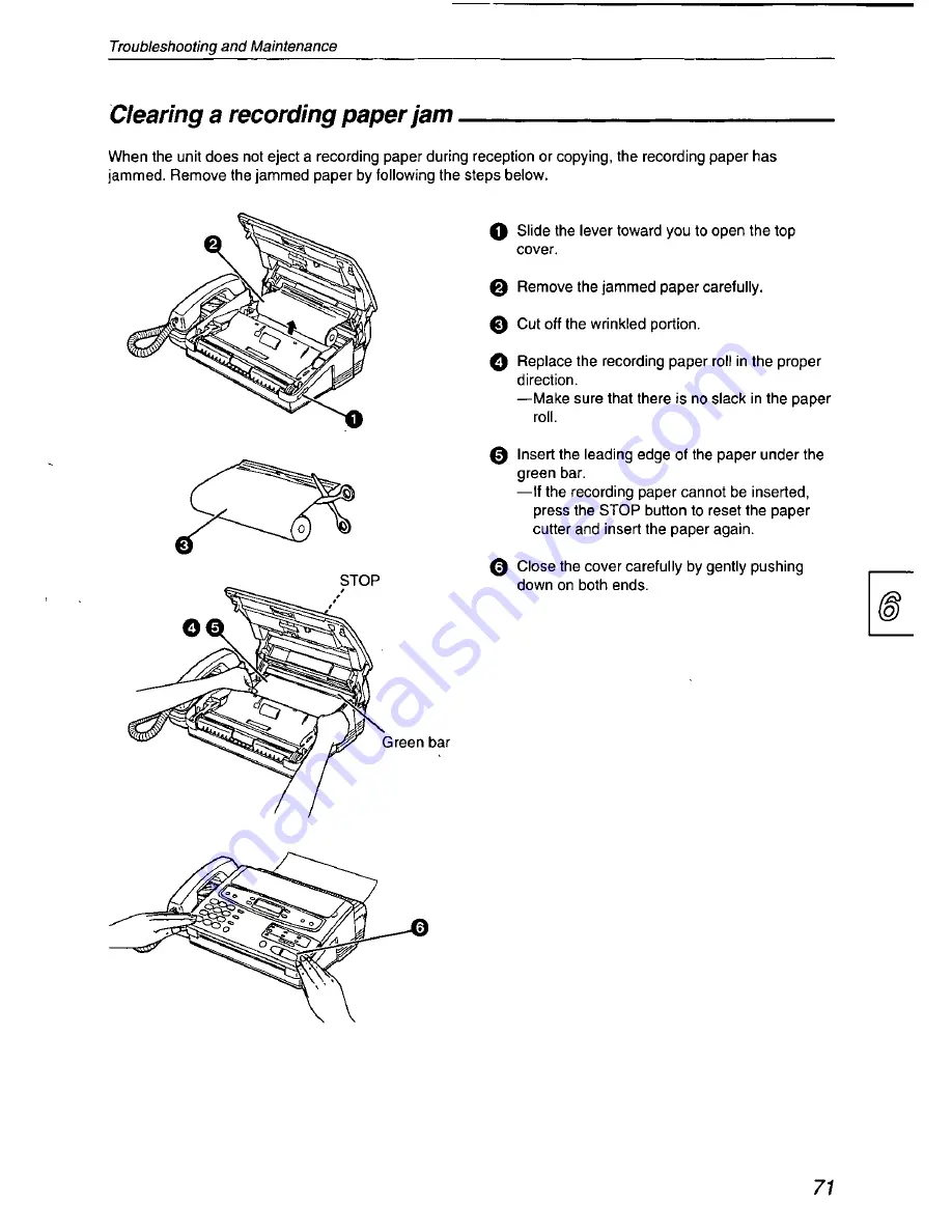 Panasonic KX-F750 Скачать руководство пользователя страница 71