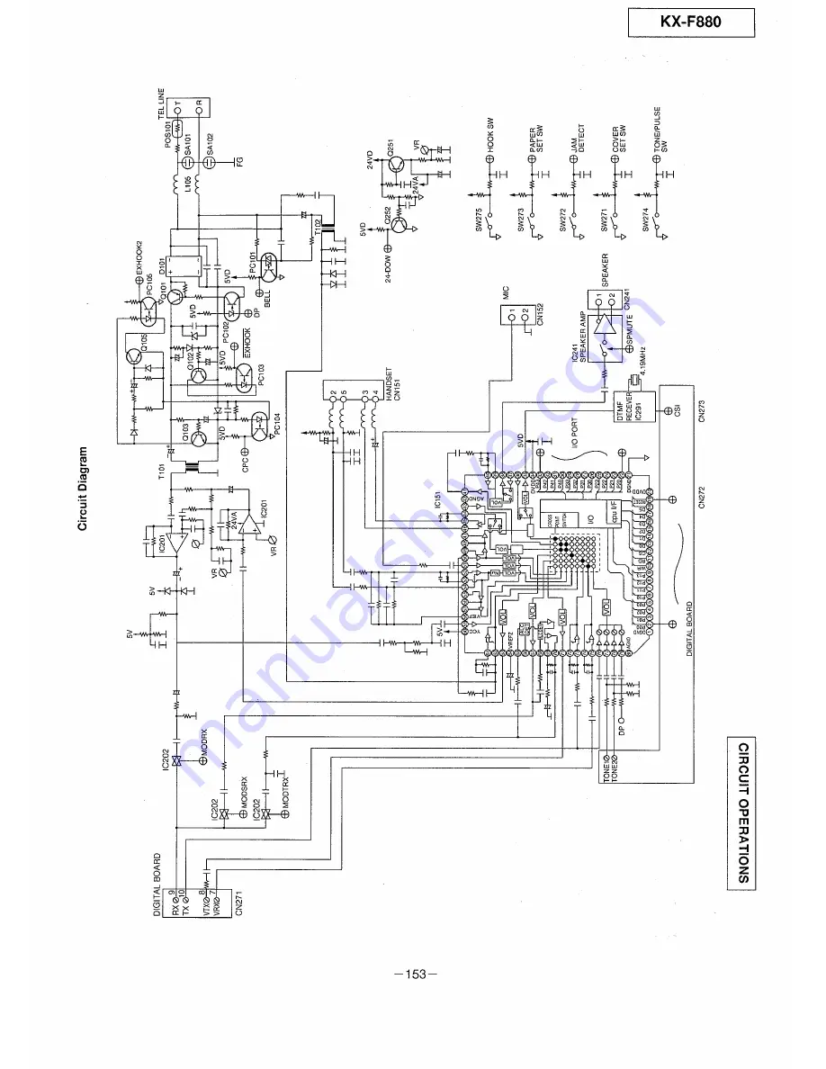 Panasonic KX-F880 Скачать руководство пользователя страница 154