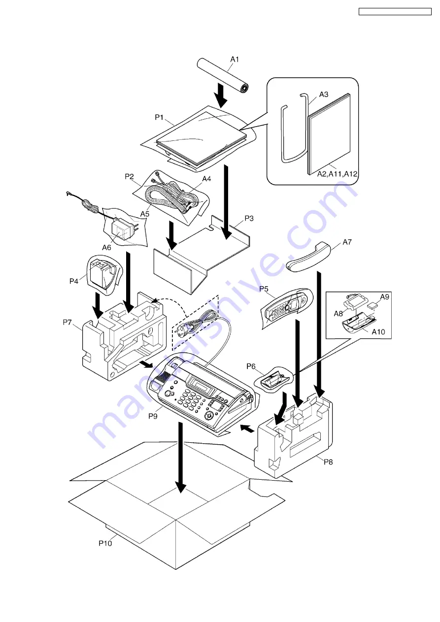 Panasonic KX-FC971CX-S Service Manual Download Page 191