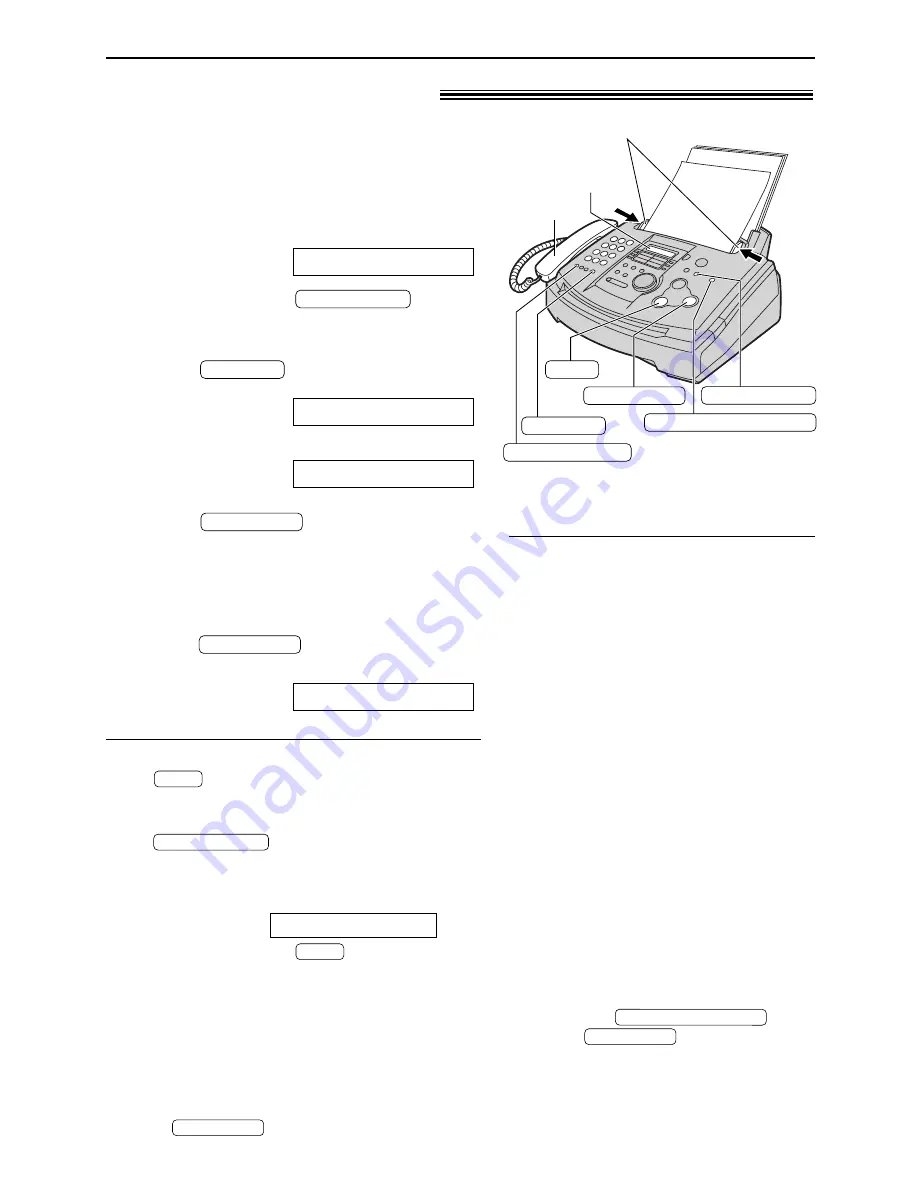 Panasonic KX-FL501E Operating Instructions Manual Download Page 34