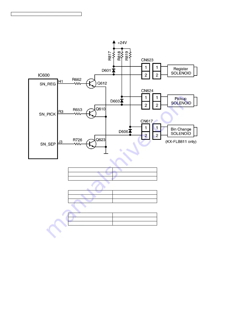 Panasonic KX-FLB802CX Service Manual Download Page 46