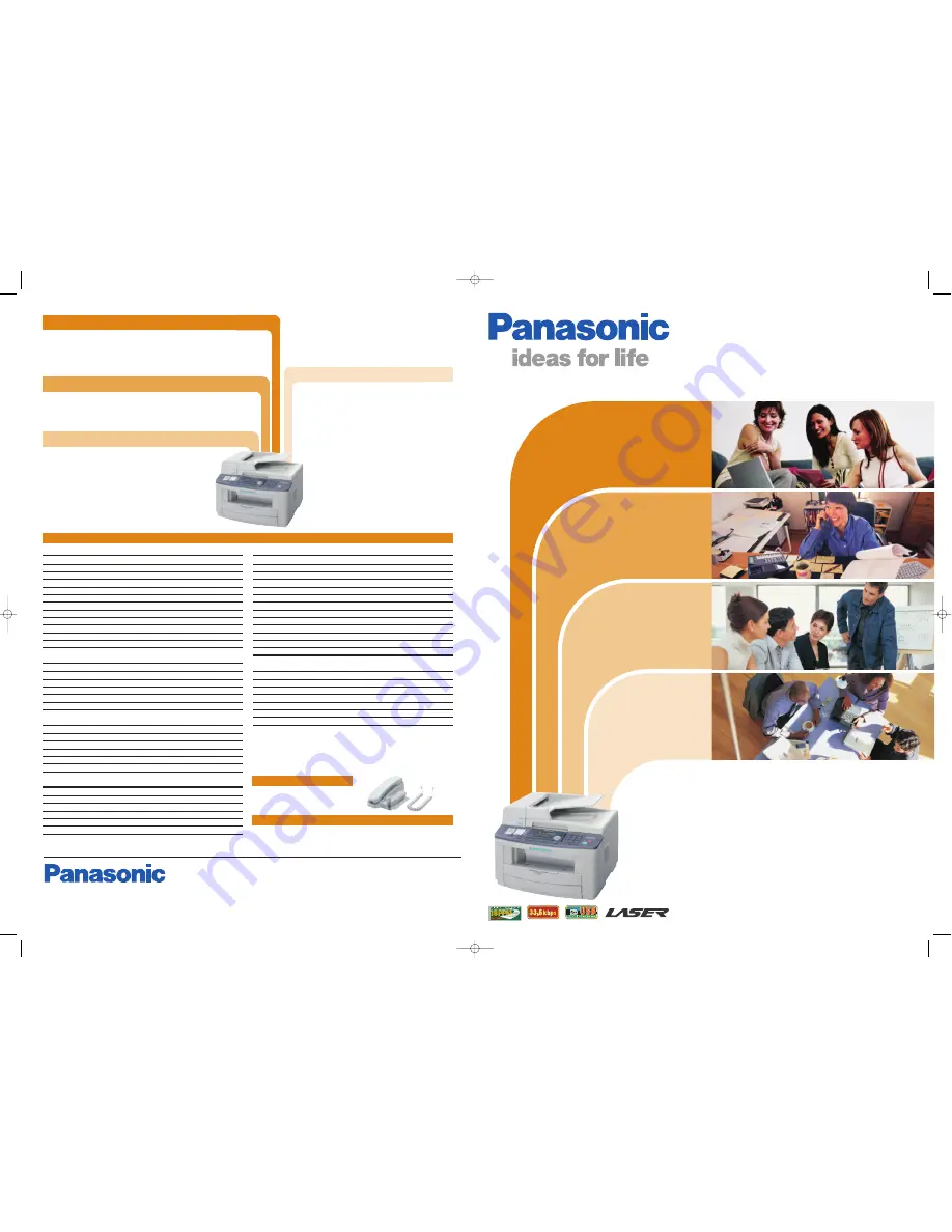 Panasonic KX-FLB803HK Скачать руководство пользователя страница 1