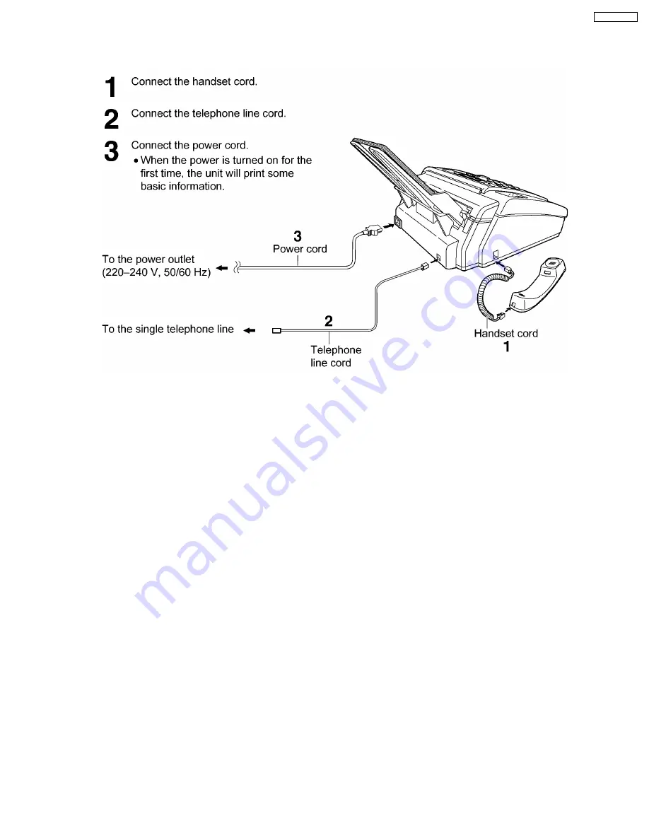 Panasonic KX-FM131RS Simplified Service Manual Download Page 3