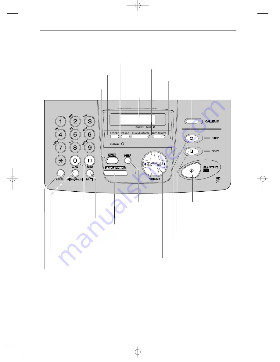 Panasonic KX-FP151E Operating Instructions Manual Download Page 13