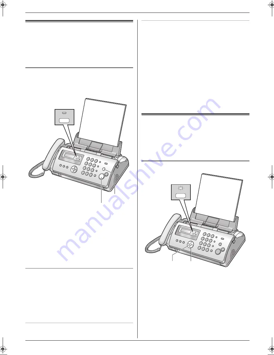 Panasonic KX-FP205C Operating Instructions Manual Download Page 24