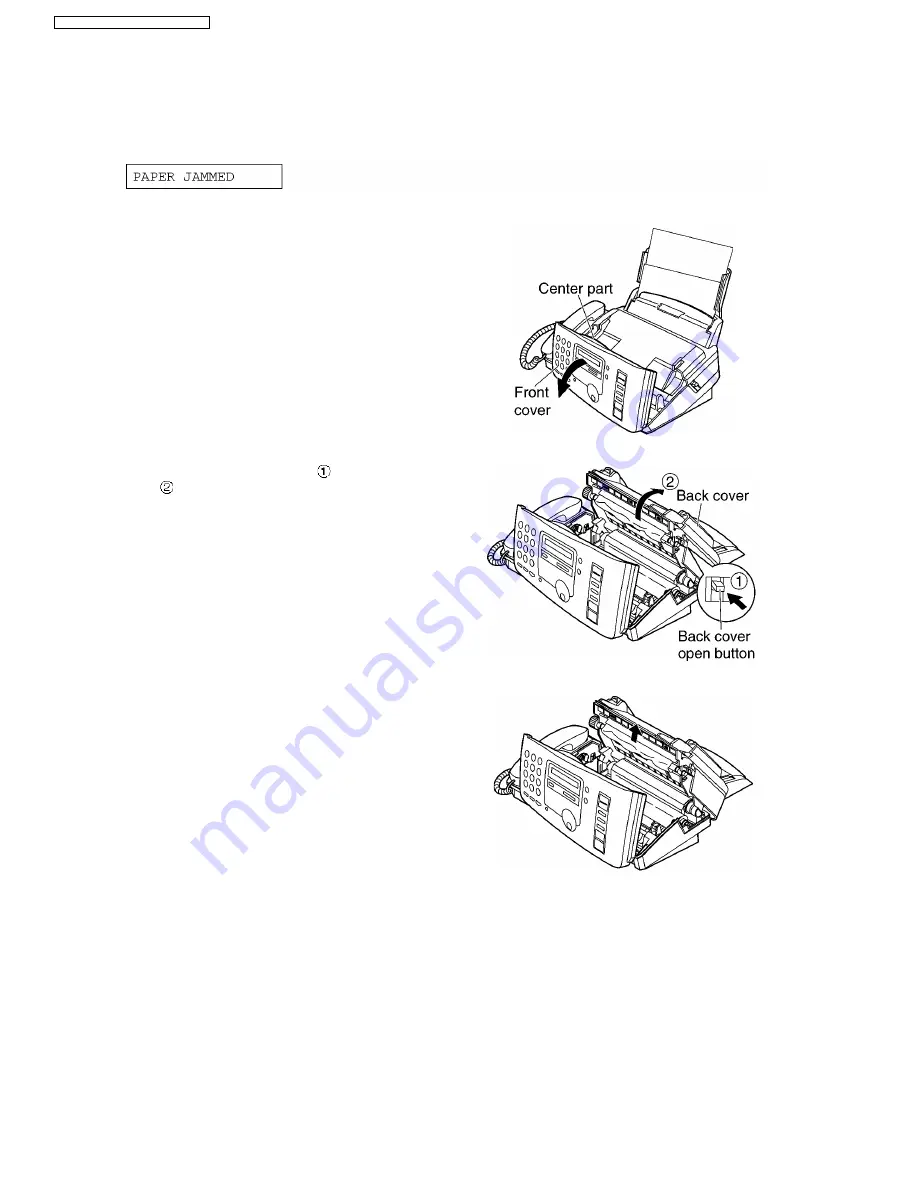 Panasonic KX-FP81BX Service Manual Download Page 28