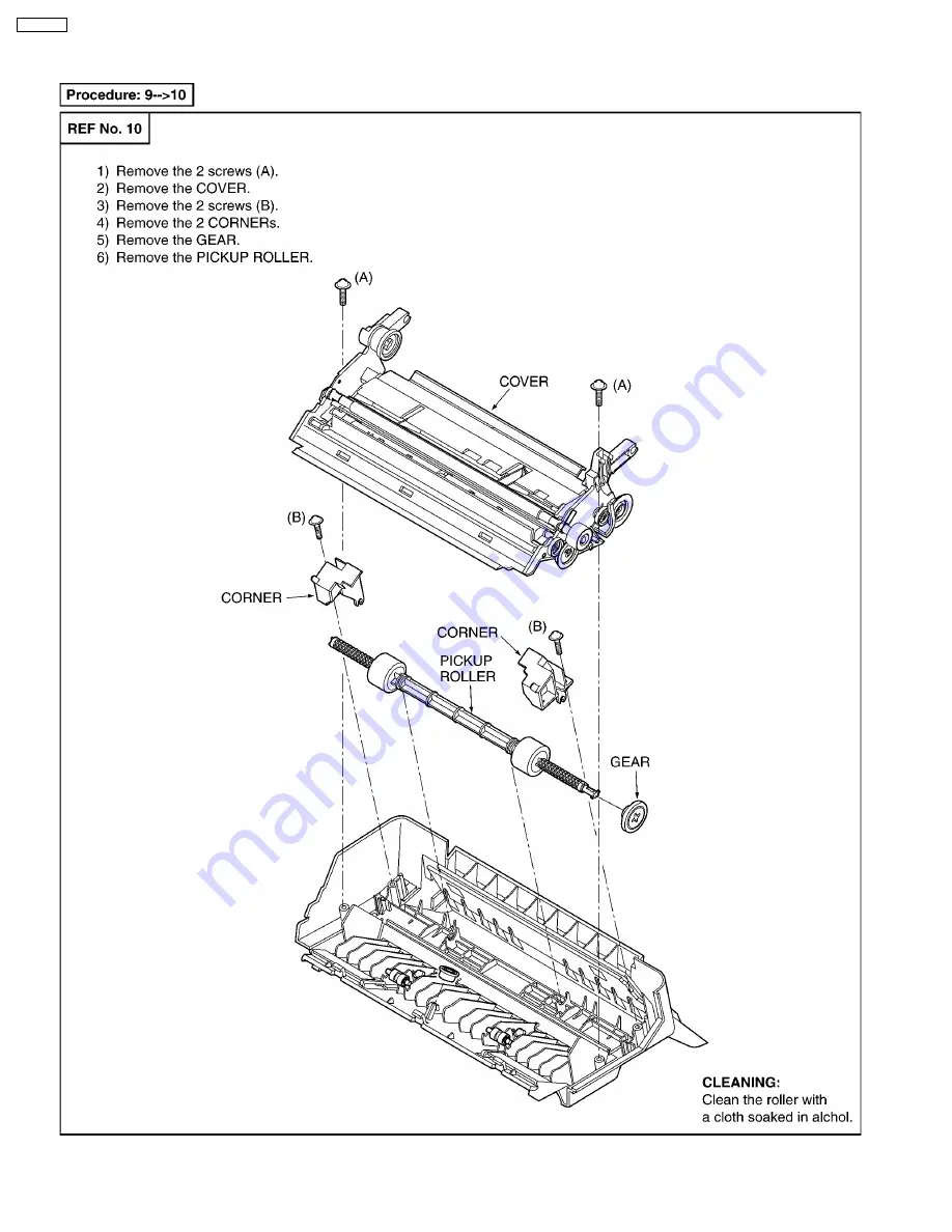 Panasonic KX-FPC91 Service Manual Download Page 138