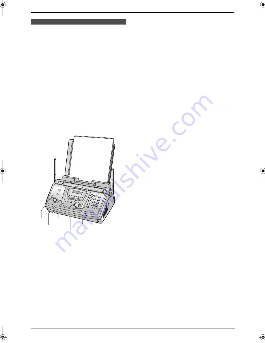 Panasonic KX-FPG391C Operating Instructions Manual Download Page 68