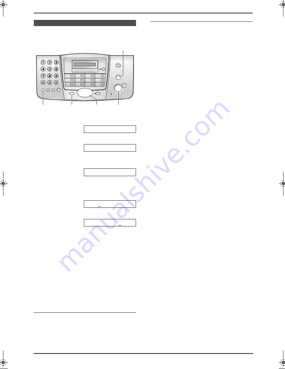 Panasonic KX-FT901BX Operating Instructions Manual Download Page 17