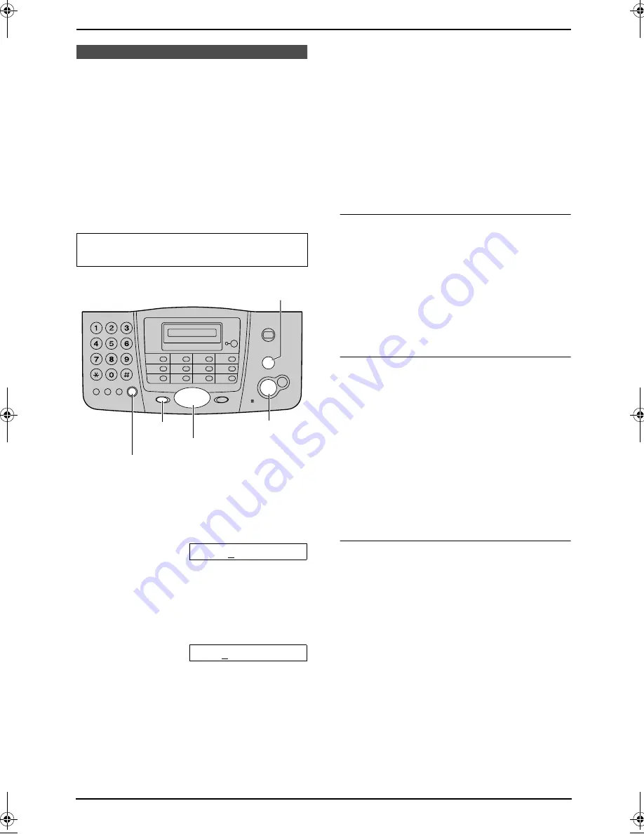 Panasonic KX-FT901BX Operating Instructions Manual Download Page 25