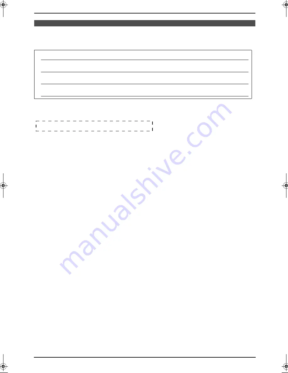 Panasonic KX-FT901BX Operating Instructions Manual Download Page 61