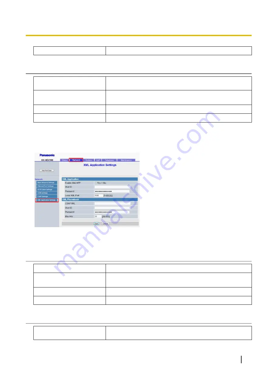 Panasonic KX-HDV100 Administrator'S Manual Download Page 87