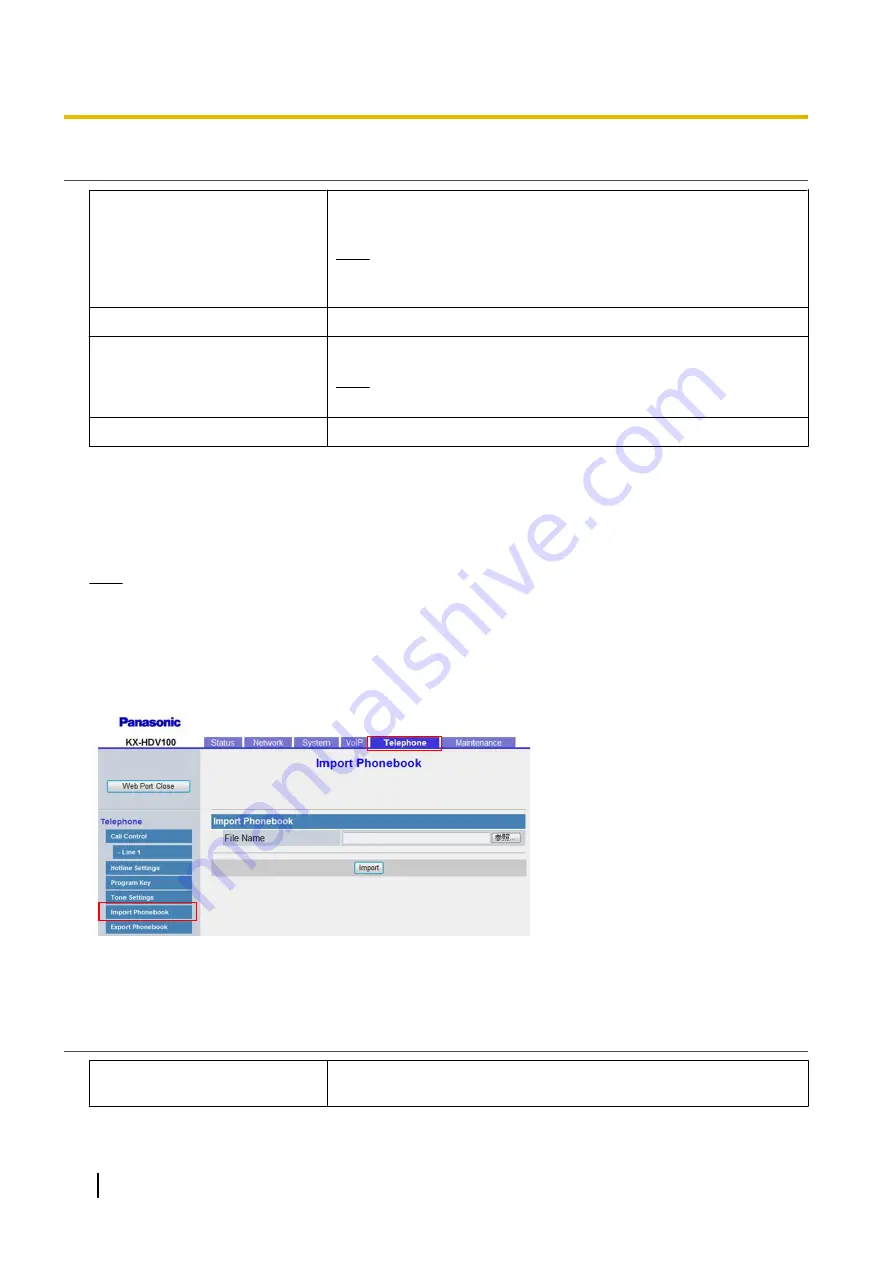 Panasonic KX-HDV100 Administrator'S Manual Download Page 134