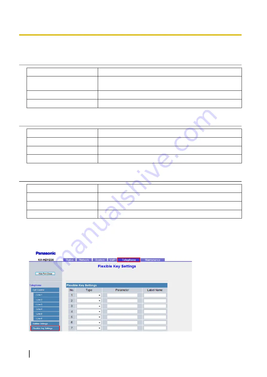 Panasonic KX-HDV230 Administrator'S Manual Download Page 148