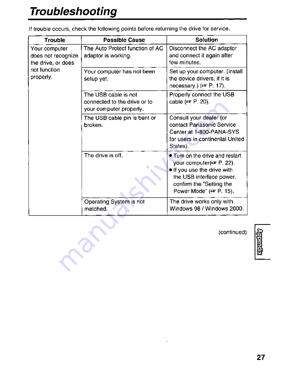 Panasonic KX-L840A Operating Instructions Manual Download Page 27