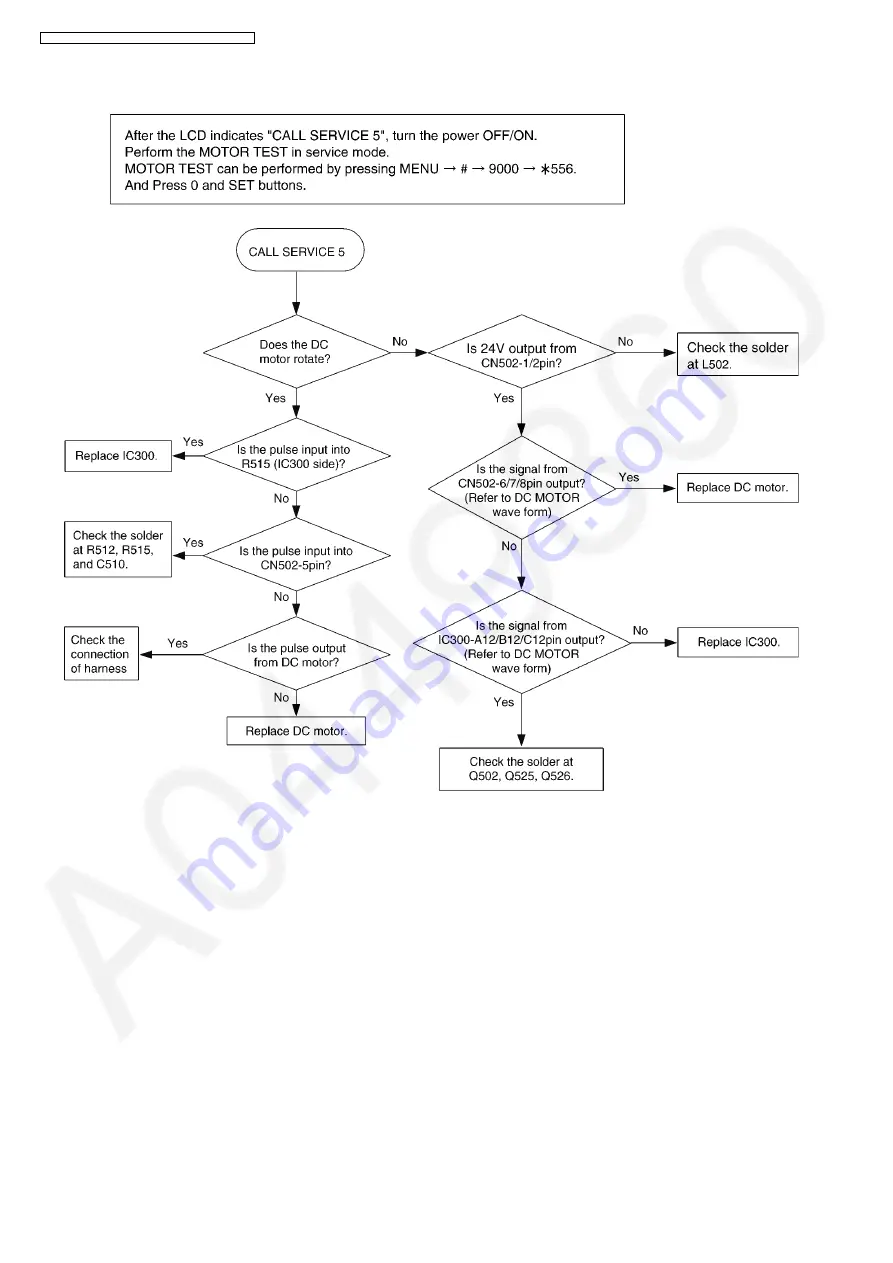 Panasonic KX-MB2061CXB Service Manual Download Page 154