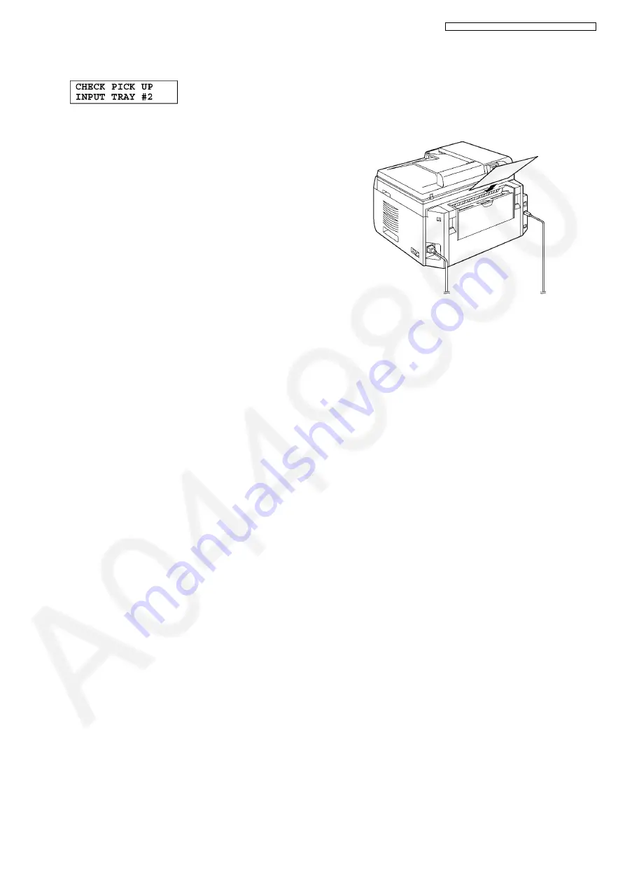 Panasonic KX-MB2061CXB Service Manual Download Page 245