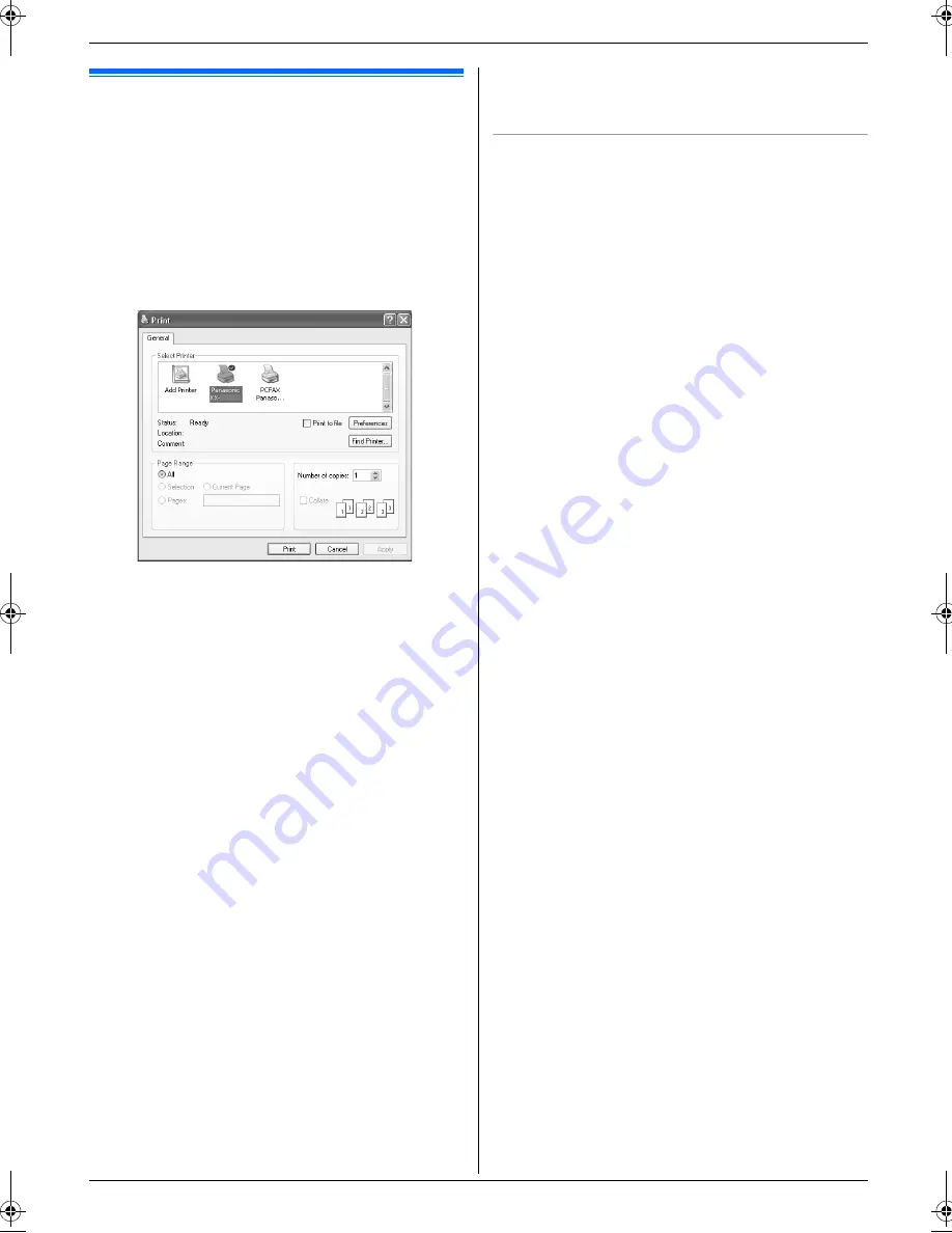 Panasonic KX-MB261E Скачать руководство пользователя страница 23