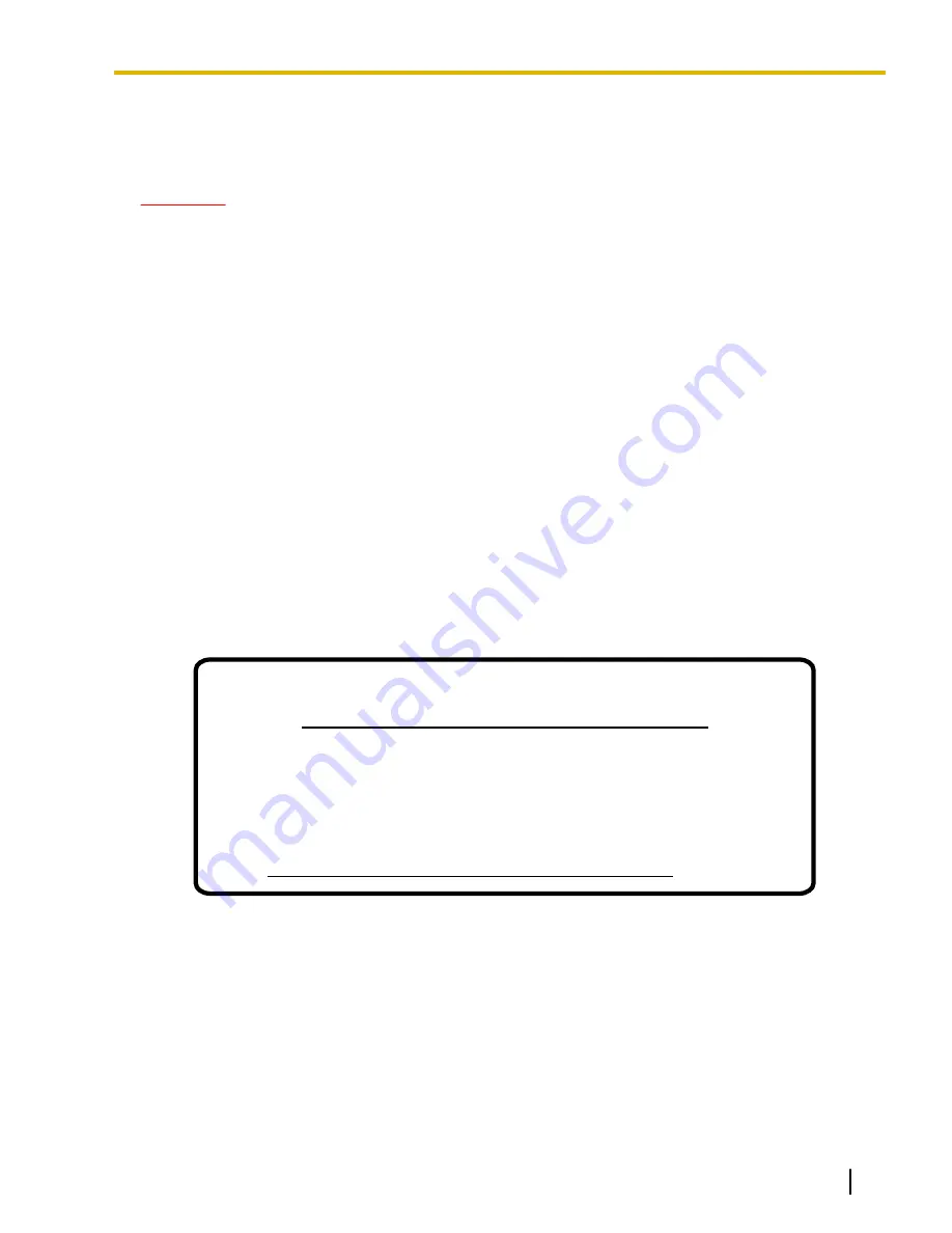 Panasonic KX-NS700 Installation Manual Download Page 23