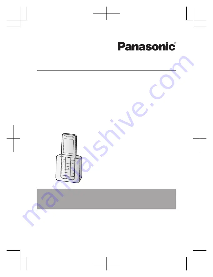 Panasonic KX-PRS120C Operating Instructions Manual Download Page 1