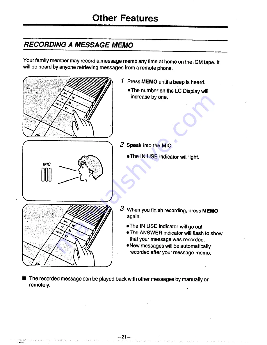 Panasonic KX-T1470BA Скачать руководство пользователя страница 23