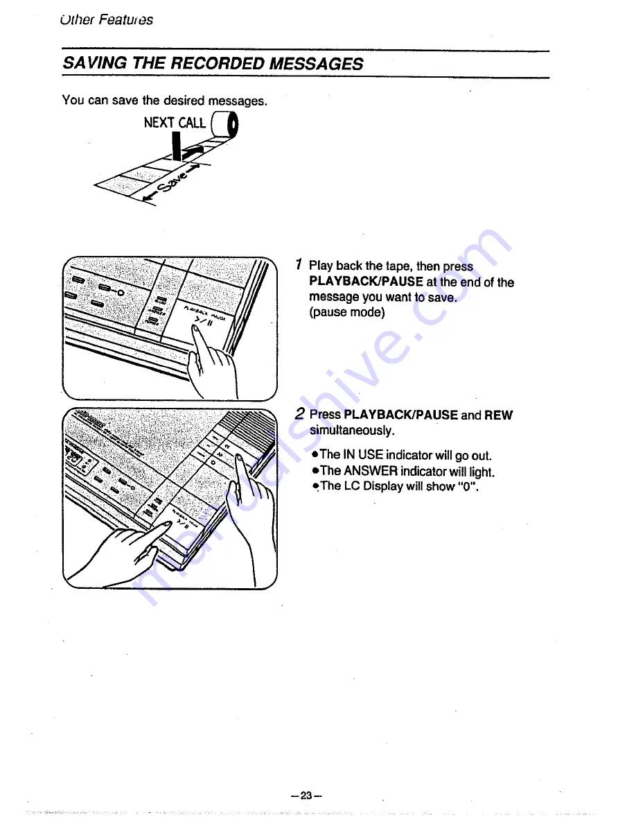 Panasonic KX-T1470BA Скачать руководство пользователя страница 25