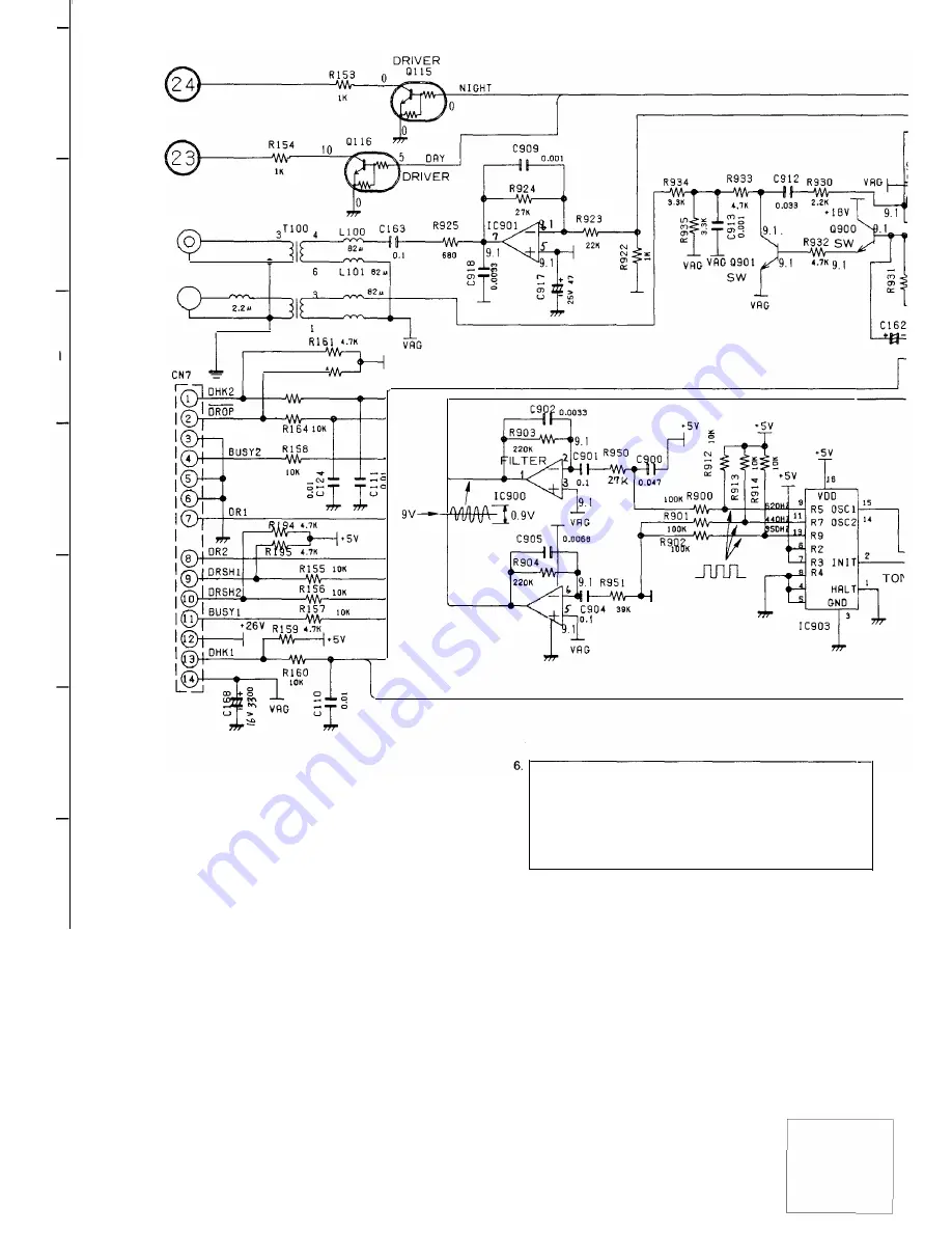 Panasonic KX-T3081 0-1 Service Manual Download Page 22