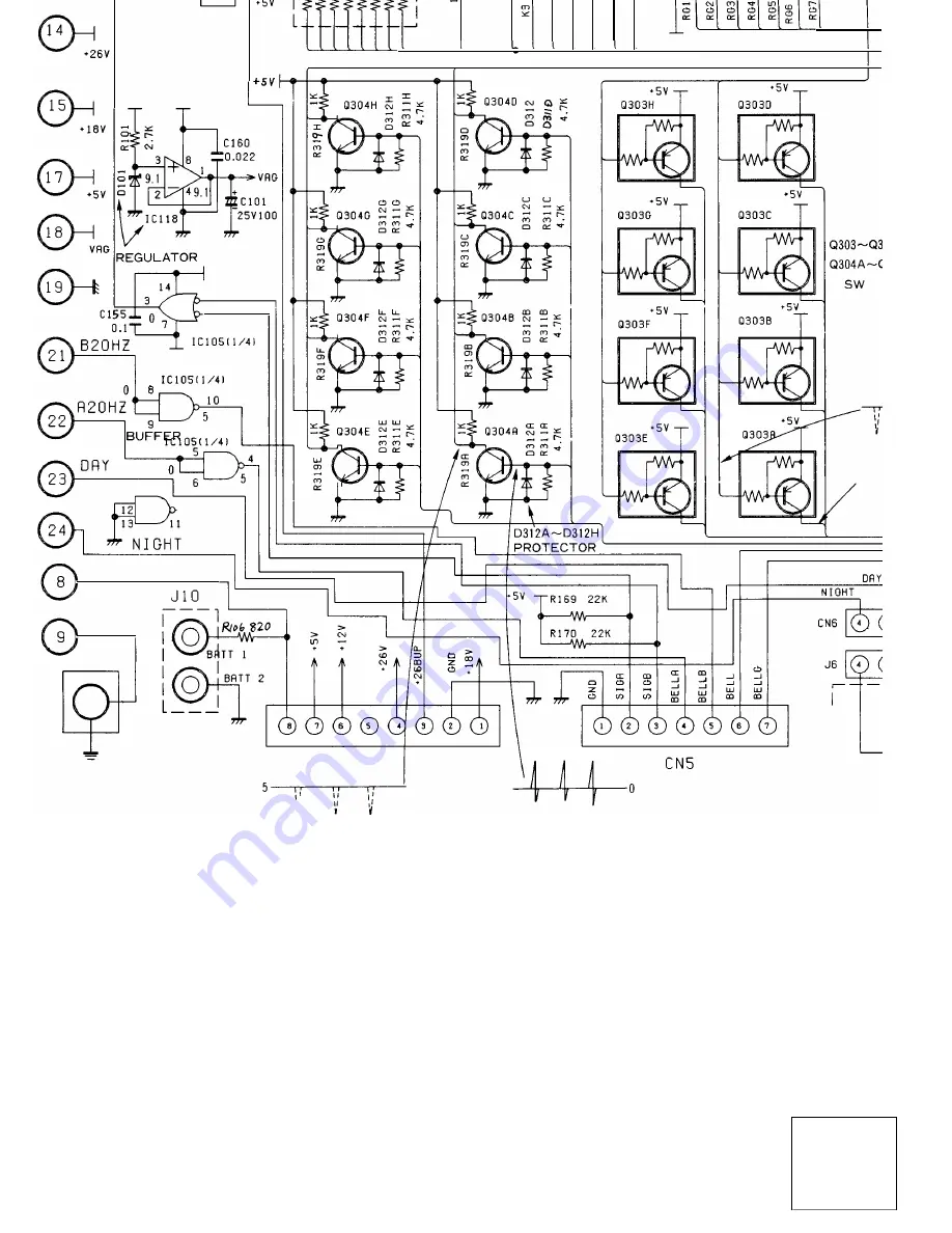 Panasonic KX-T3081 0-1 Service Manual Download Page 28