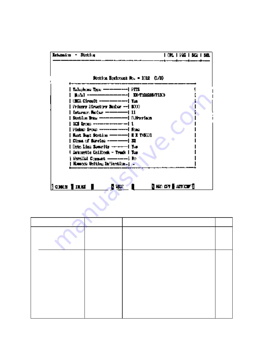 Panasonic KX-T336 System Reference Manual Download Page 1029