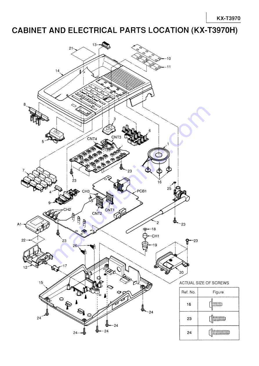 Panasonic KX-T3970 Скачать руководство пользователя страница 34