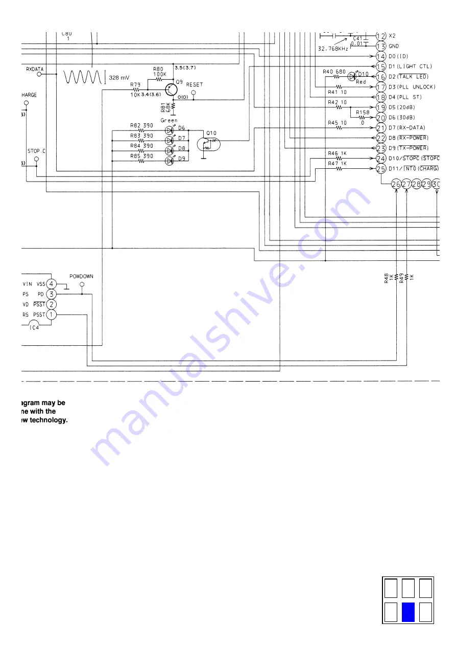 Panasonic KX-T9550-B Service Manual And Technical Manual Download Page 23