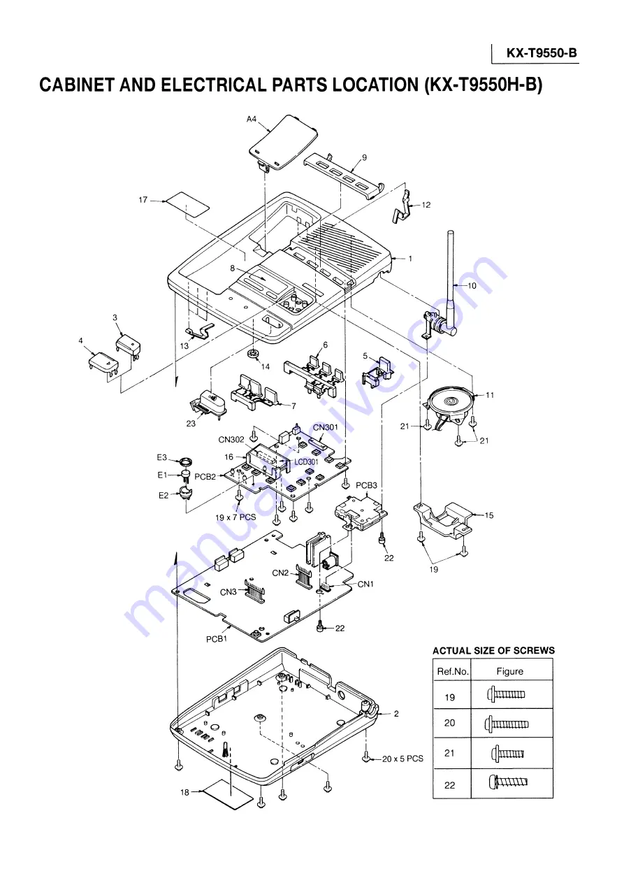 Panasonic KX-T9550-B Скачать руководство пользователя страница 31