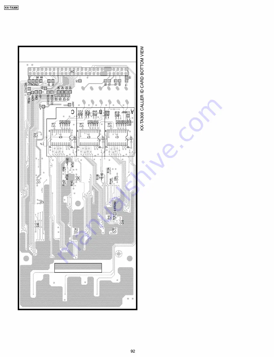 Panasonic KX-TA308 Скачать руководство пользователя страница 92