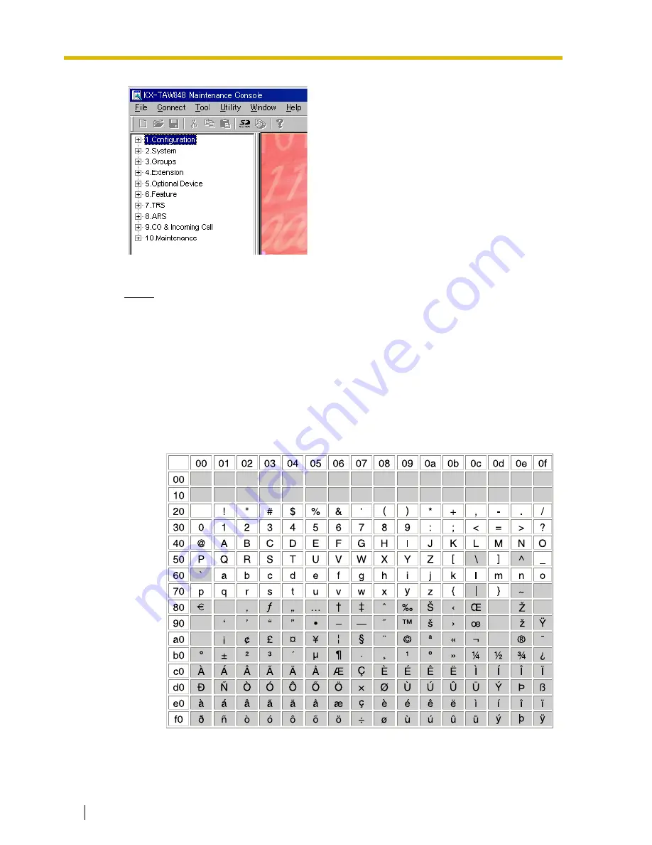 Panasonic KX- TAW848 Installation Manual Download Page 108