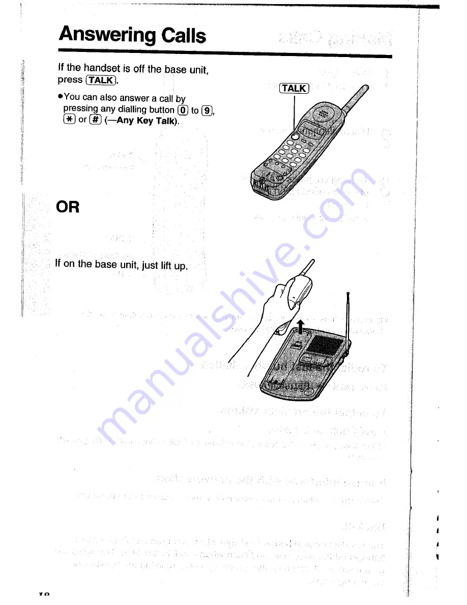 Panasonic KX-TC1045ALW Operating Instructions Manual Download Page 18