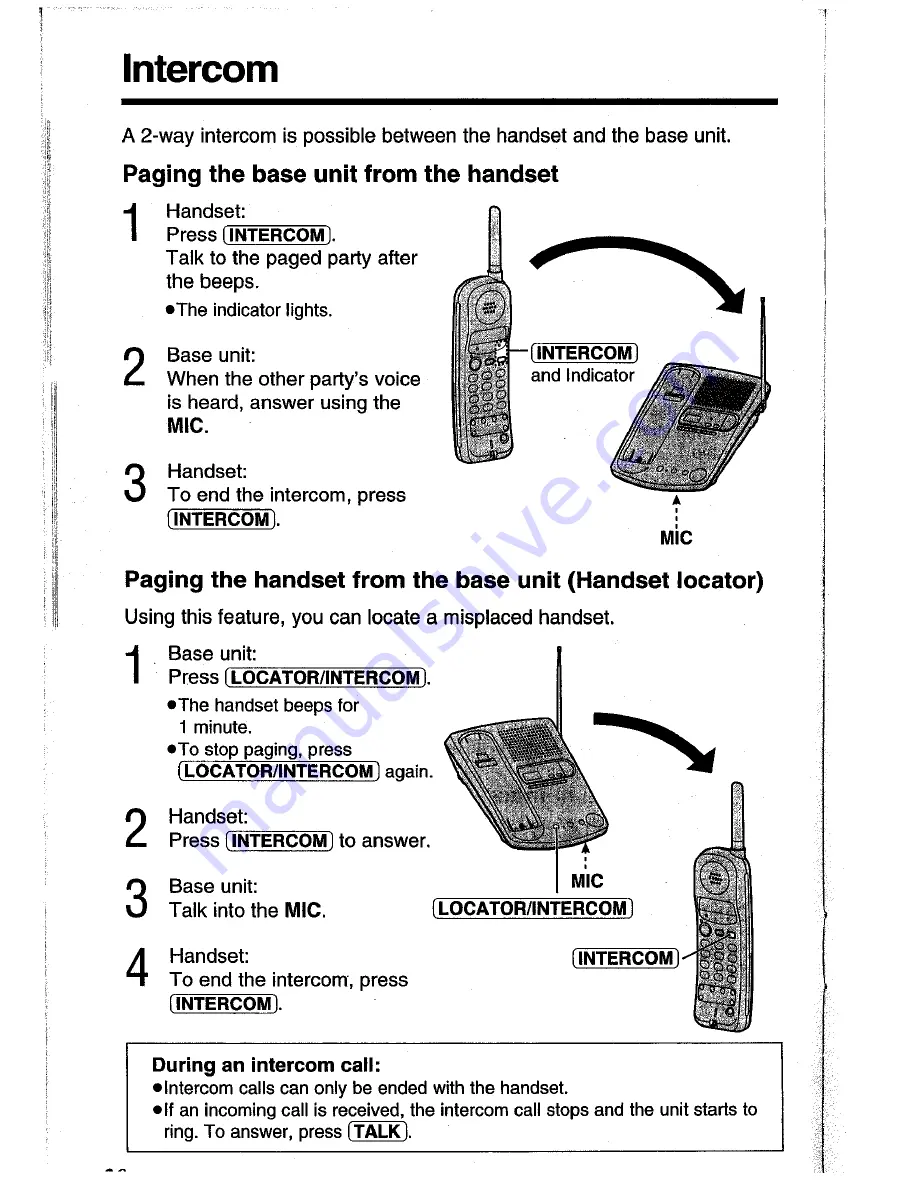 Panasonic KX-TC1045ALW Operating Instructions Manual Download Page 20