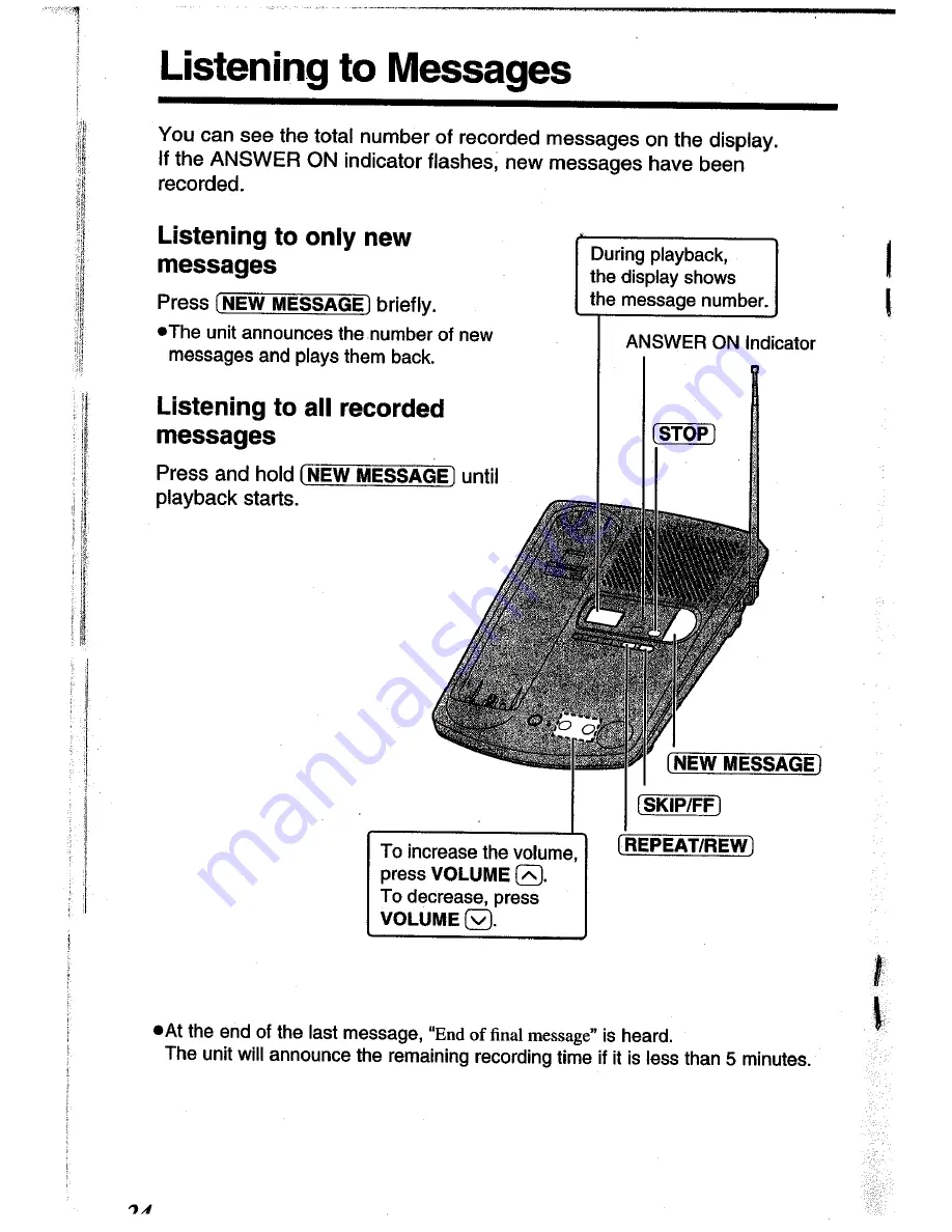 Panasonic KX-TC1045ALW Скачать руководство пользователя страница 24