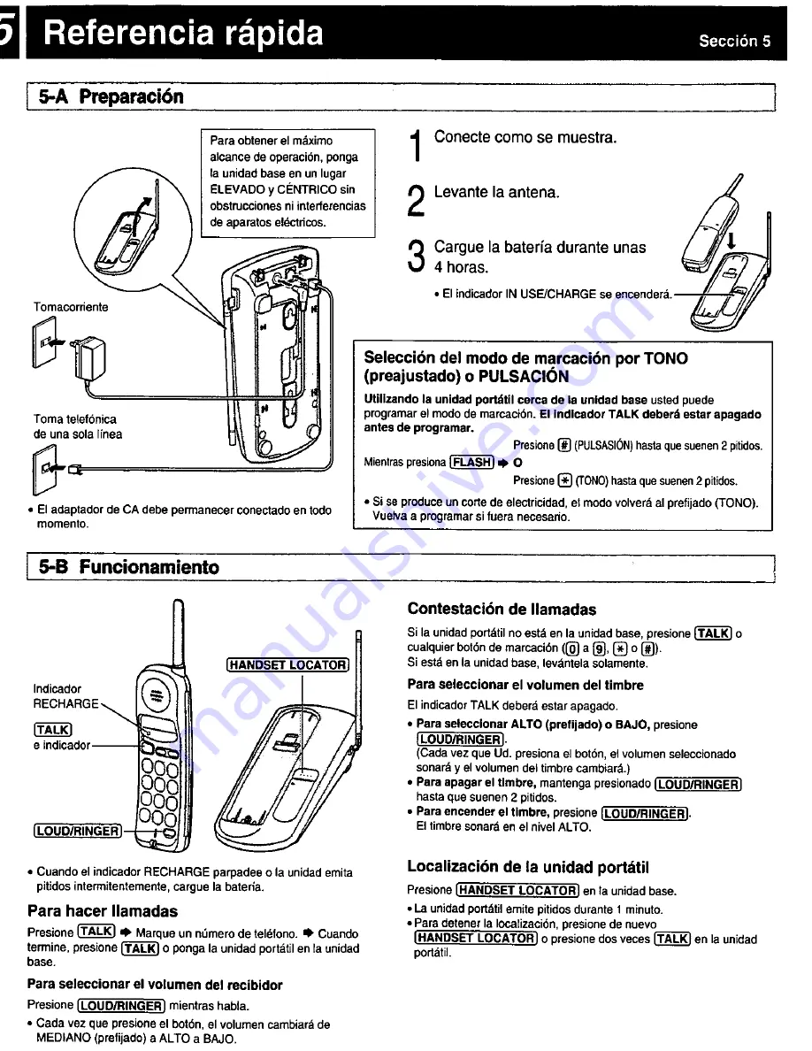 Panasonic KX-TC1431W Скачать руководство пользователя страница 8