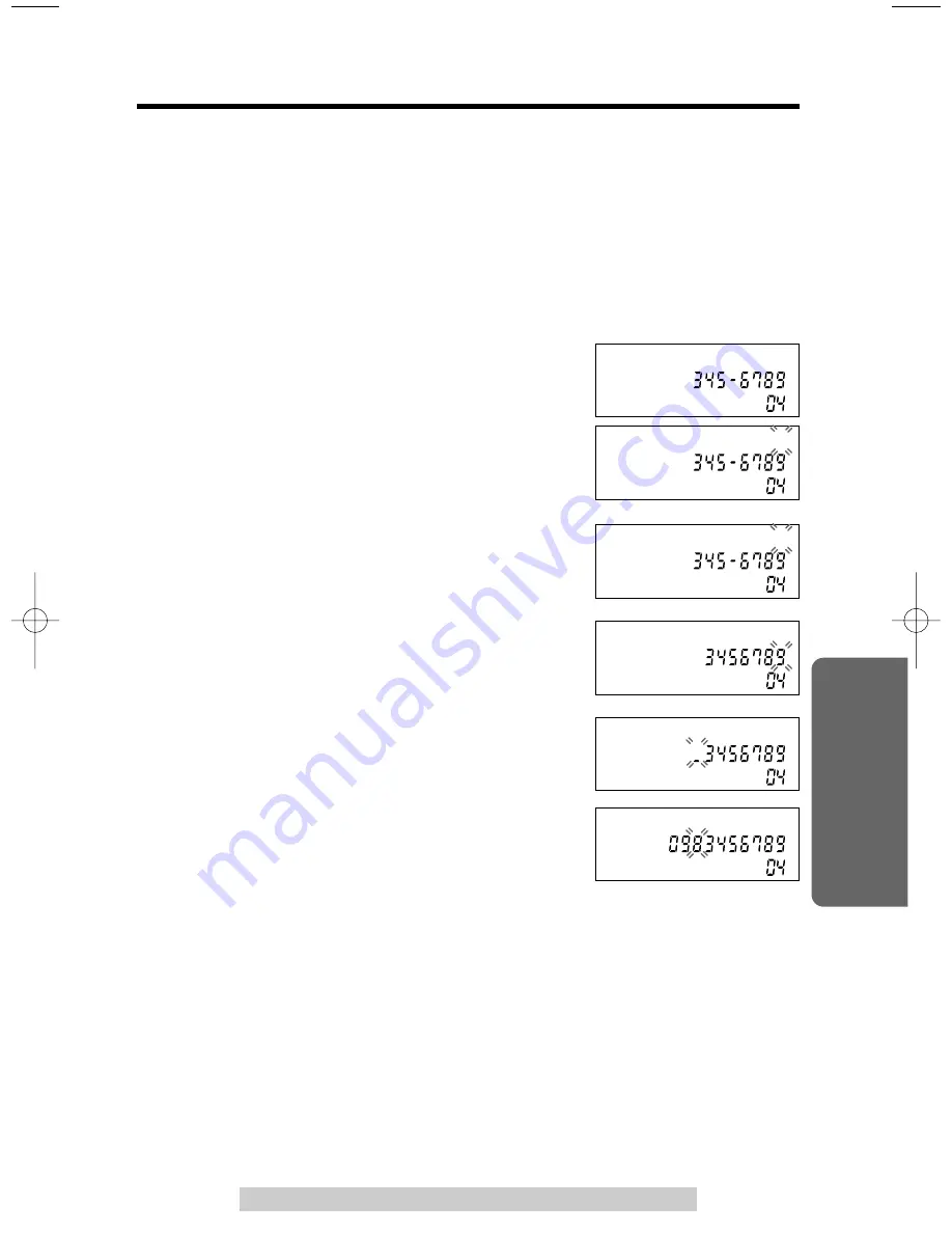 Panasonic KX-TC1484F Operating Instructions Manual Download Page 23