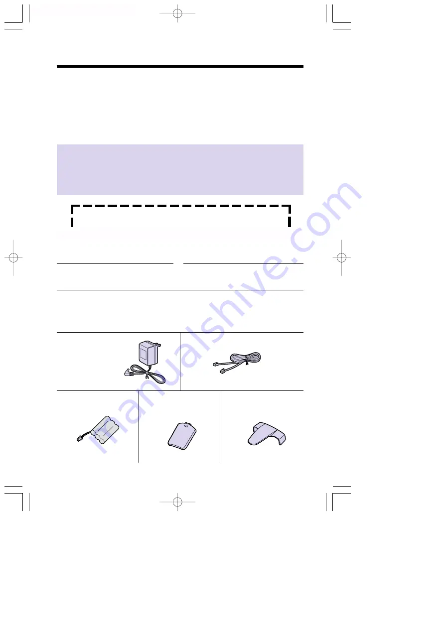 Panasonic KX-TC1485LAB Operating Instructions Manual Download Page 2