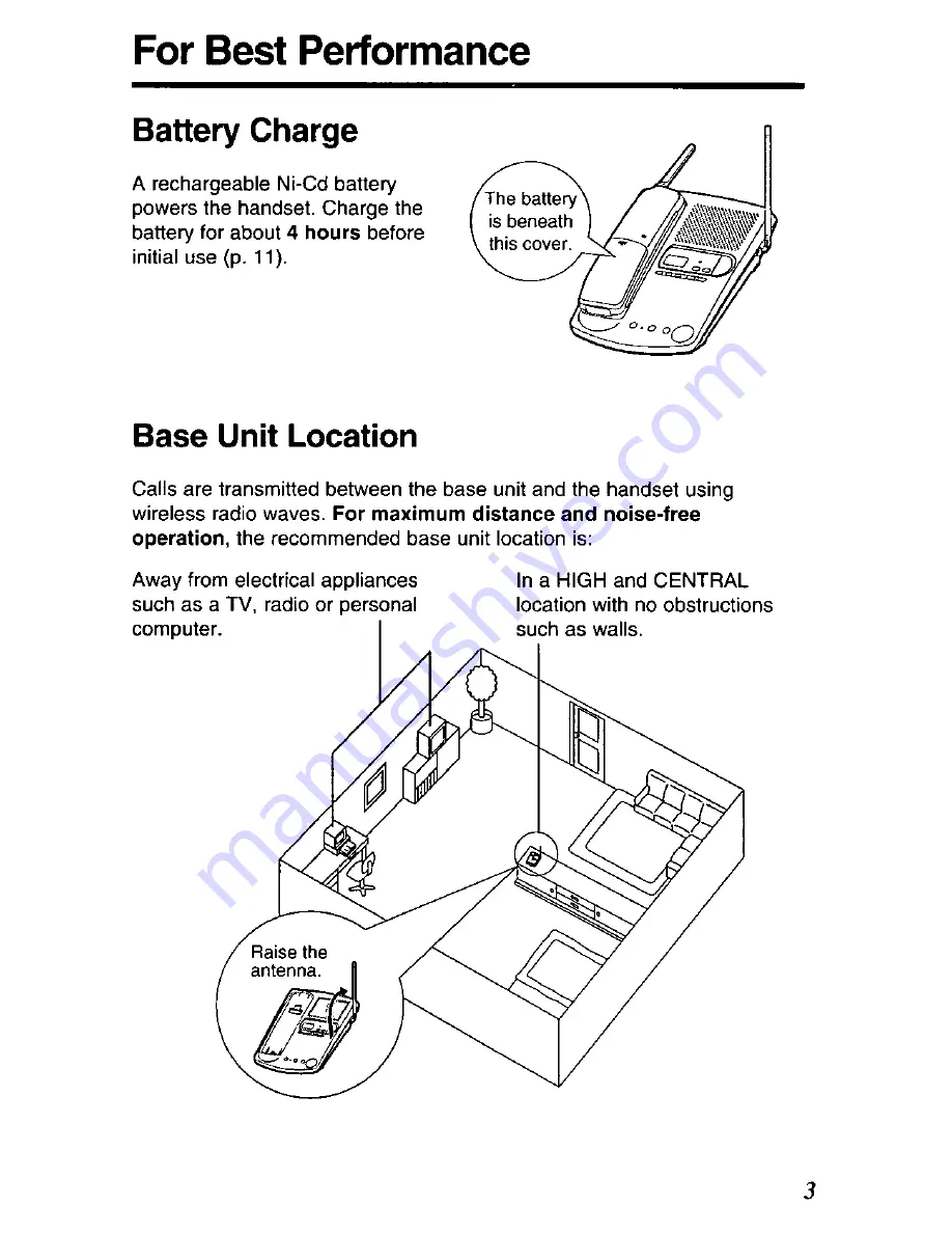 Panasonic KX-TC1501 User Manual Download Page 3