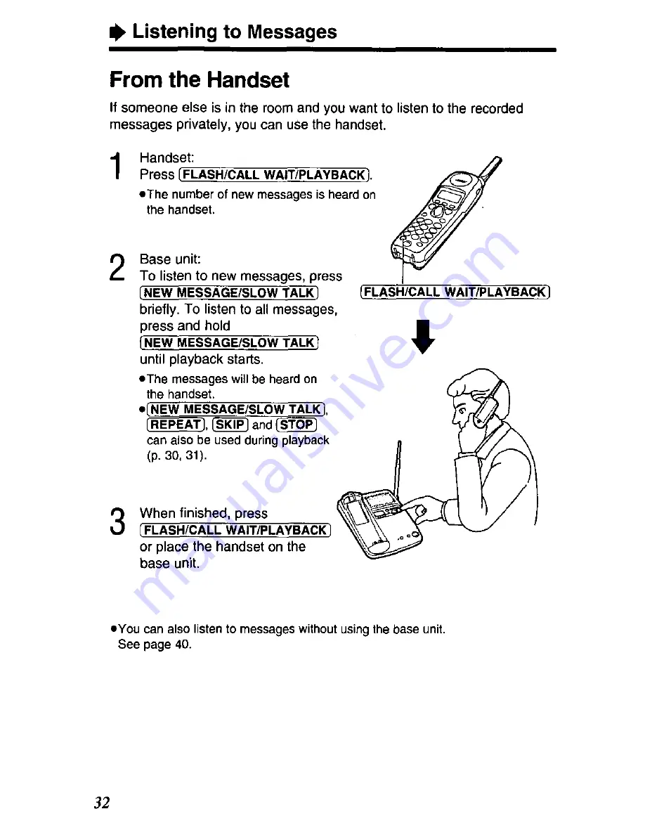 Panasonic KX-TC1503 User Manual Download Page 32