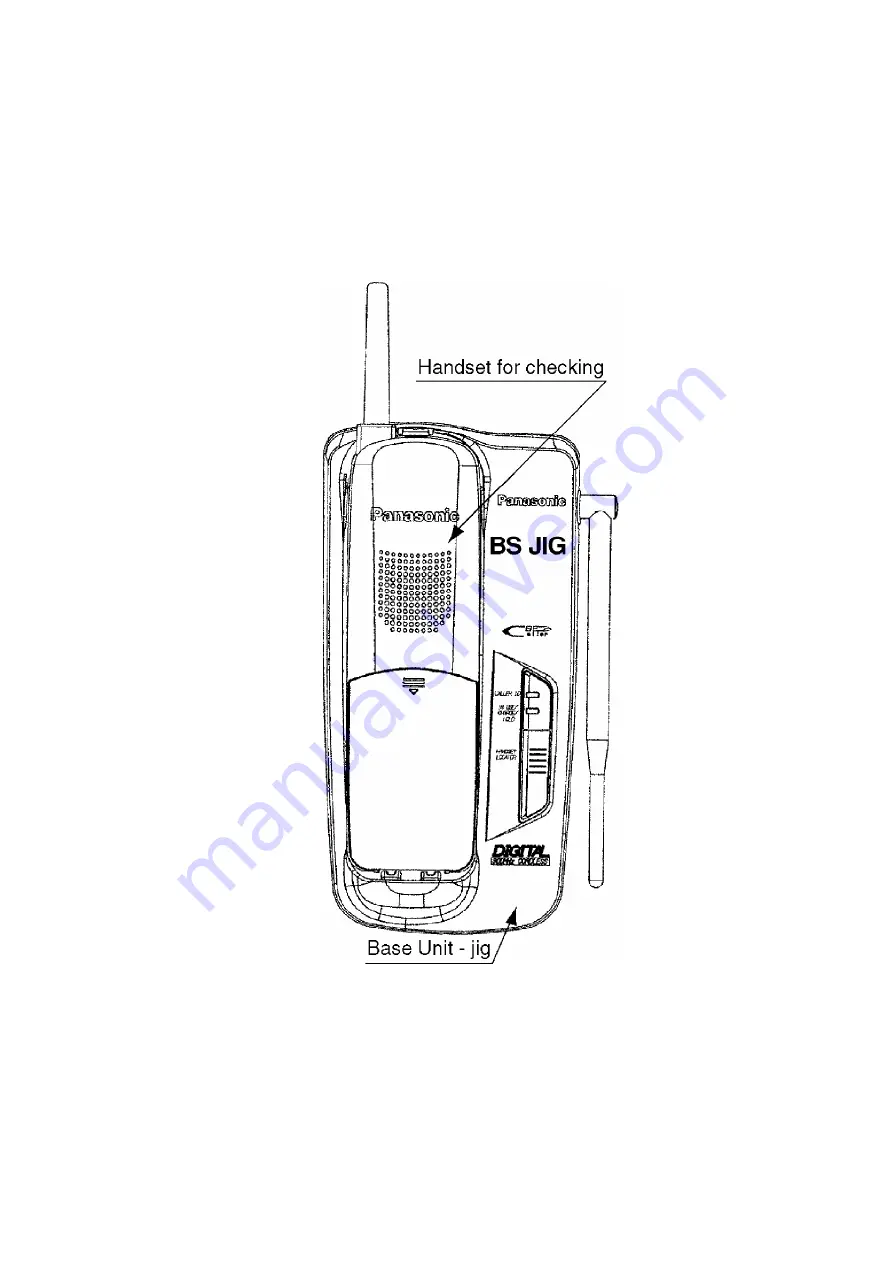 Panasonic KX-TC1503B - 900 MHz Digital Cordless Phone Service Manual Download Page 25