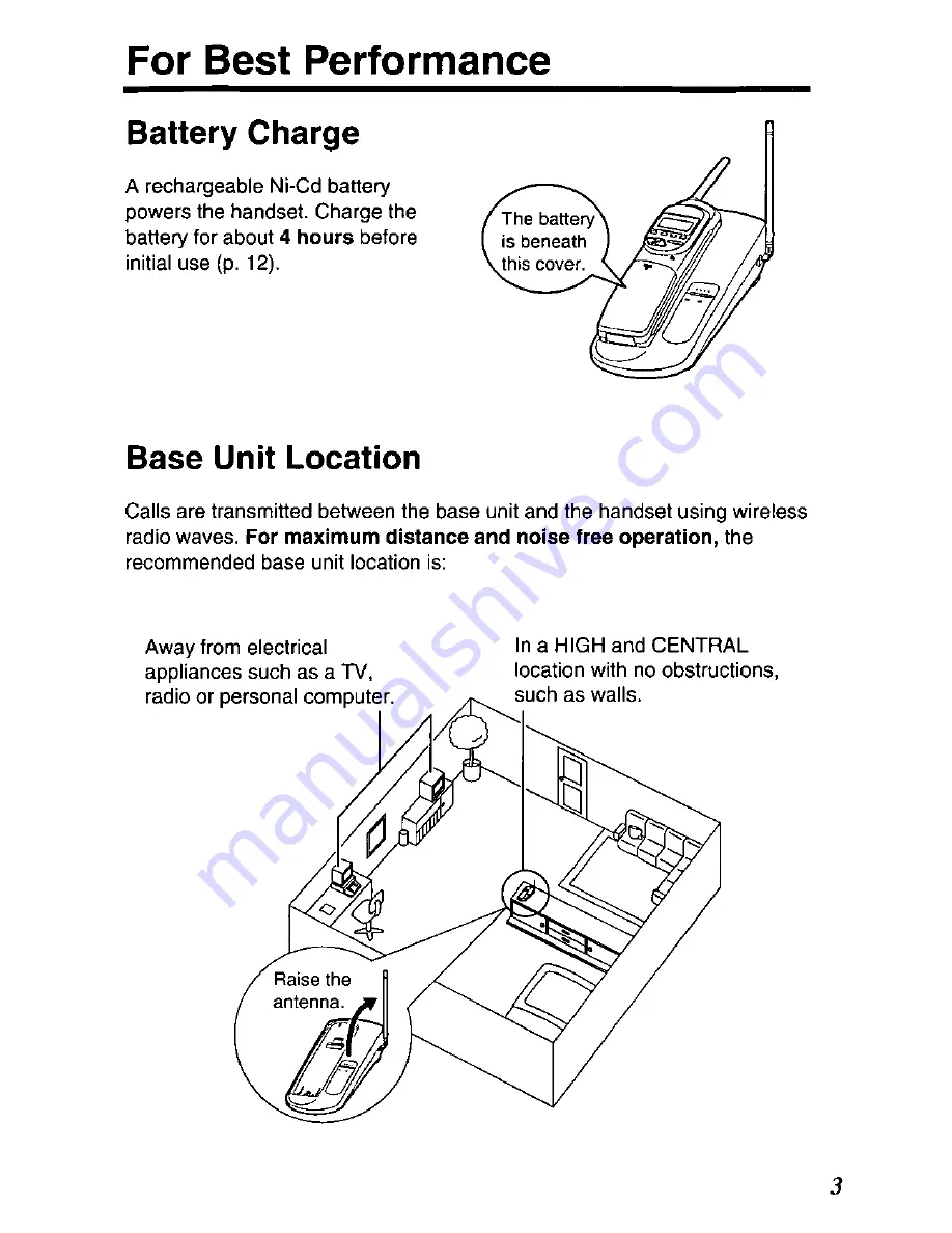 Panasonic KX-TC1696B User Manual Download Page 3