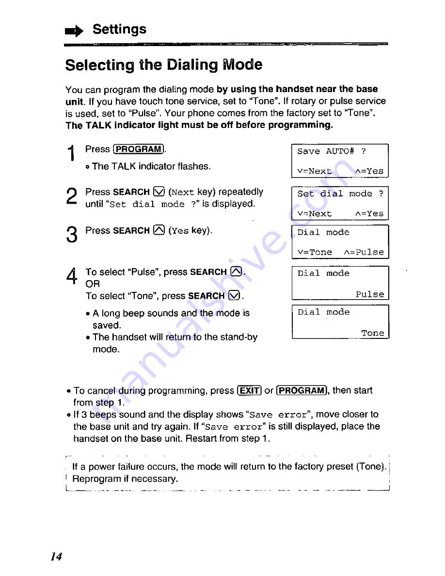 Panasonic KX-TC1696B User Manual Download Page 14